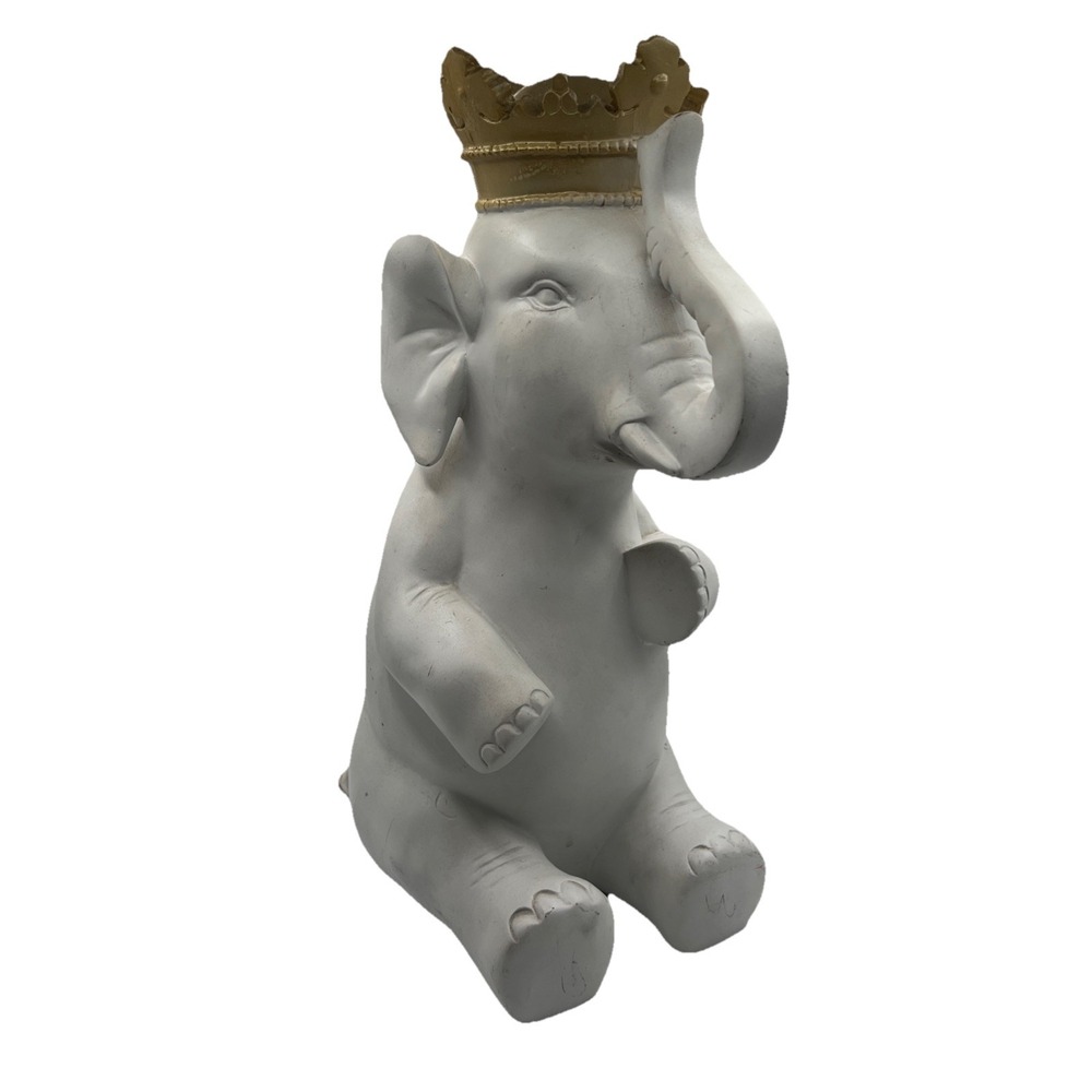 Royal Elephant W Crown Jewelry holder/decoration Polyresin